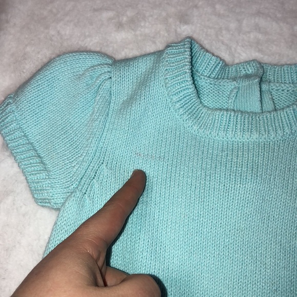 Gymboree 2T Winter Wonderland Knitted Sweater Dress Snowman & Gingerbread House - Picture 3 of 16